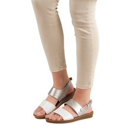 Sandale confortabile VINCEZA gri 2