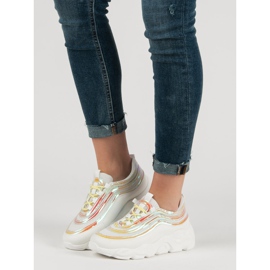 Pantofi sport ușori alb multicolor 2 Pantofi sport ușori alb multicolor 2