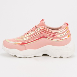 SHELOVET Pantofi sport ușori roz 2