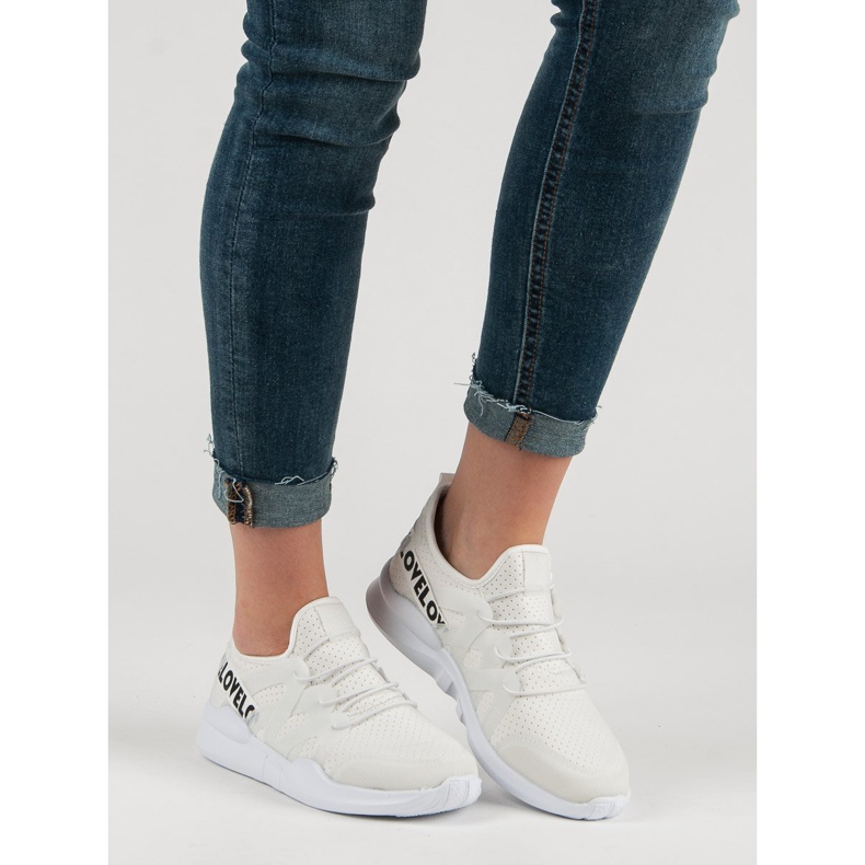 Pantofi sport de culoare albă 1