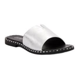 Filippo Papuci strălucitori confortabili gri 1 Filippo Papuci strălucitori confortabili gri 1