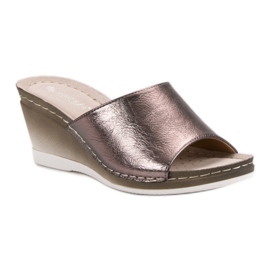 Sandale cu toc VINCEZA gri 1 Sandale cu toc VINCEZA gri 1