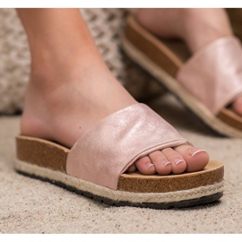 Kylie Papuci roz strălucitori 1