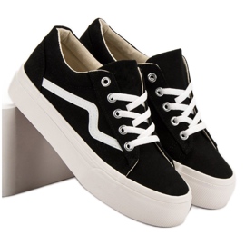 Kylie Adidași negri la modă negru 1