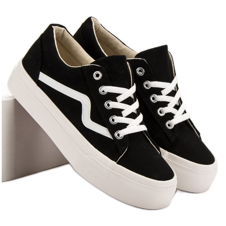 Kylie Adidași negri la modă negru 1