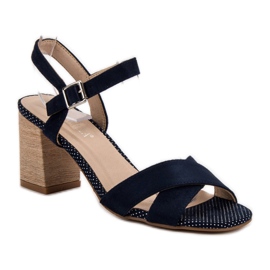 Sandale VINCEZA albastru albastru marin 4