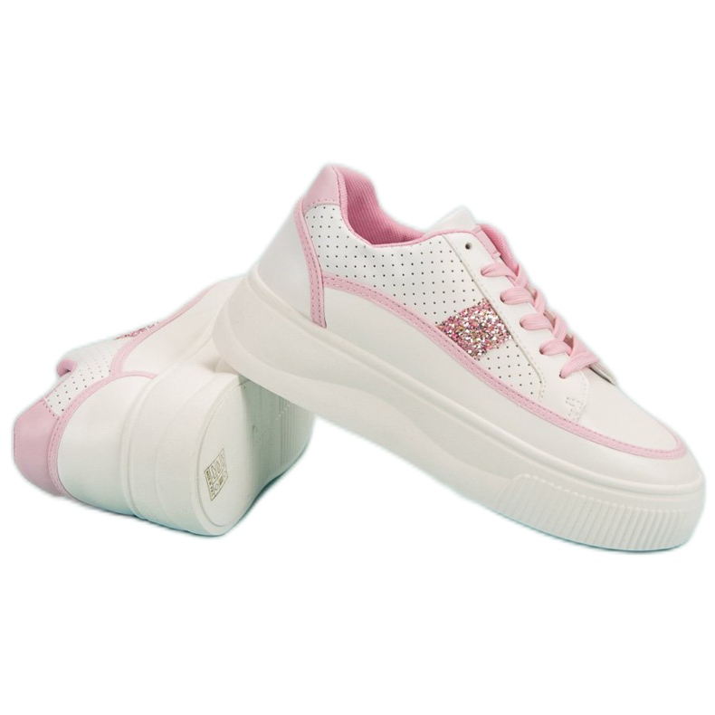 Creepers albi cu sclipici 2