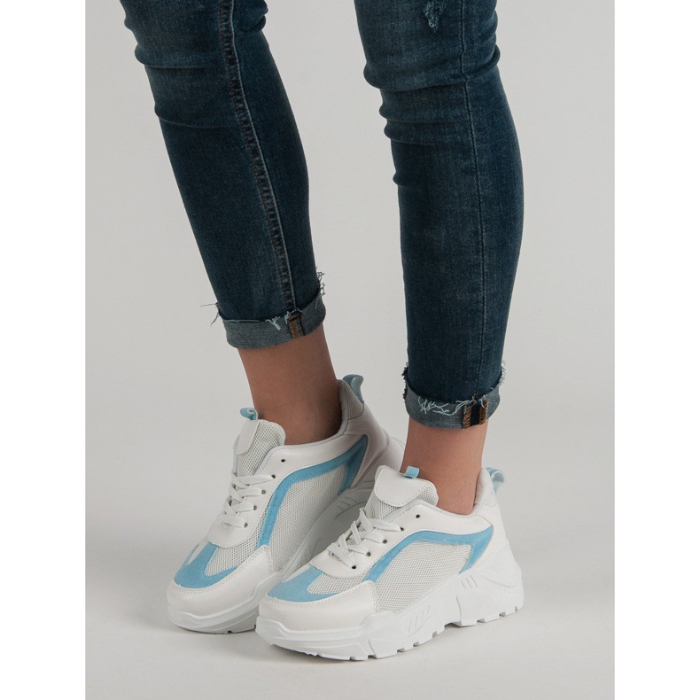 Pantofi sport pentru femei alb 1