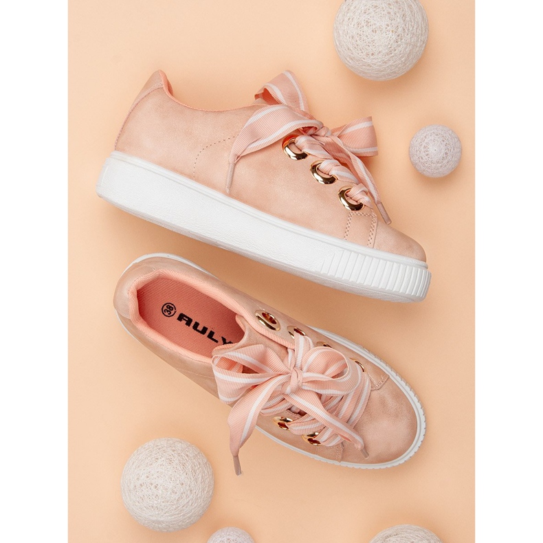 Încălțăminte sport cu sclipici roz 1 Încălțăminte sport cu sclipici roz 1