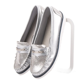 Filippo Mocasini confortabili din piele gri 1 Filippo Mocasini confortabili din piele gri 1