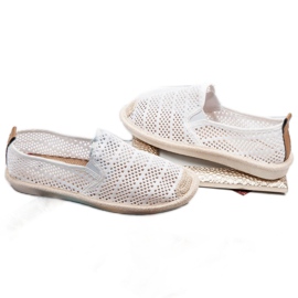 Adidași Slip Slip On alb 4