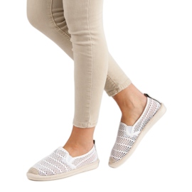 Adidași Slip Slip On alb 3