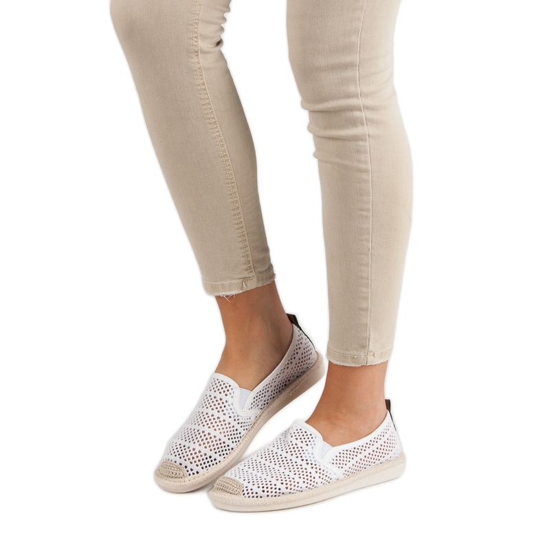 Adidași Slip Slip On alb 2