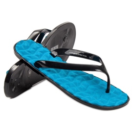 SHELOVET Flip-flops din cauciuc albastru 3