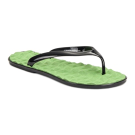 SHELOVET Flip-flops din cauciuc verde 1