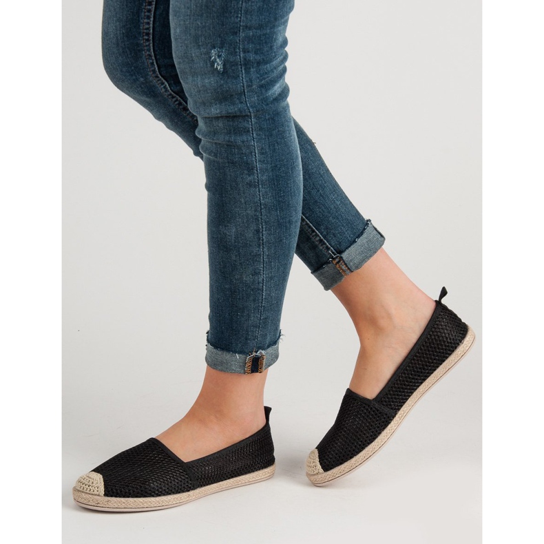 Seastar Espadrile textile negre negru 1