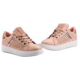 Pantofi sport la modă roz 1