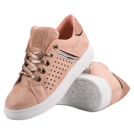 Pantofi sport la modă roz 2
