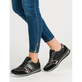 SHELOVET Încălțăminte sport cu șiret negru 2