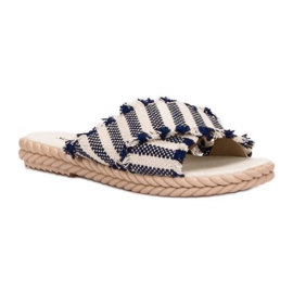 Seastar Papuci cu dungi albastru 5