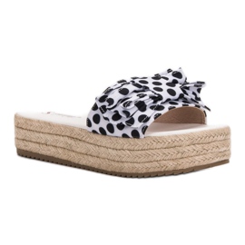 Seastar Papuci cu puncte alb negru 3