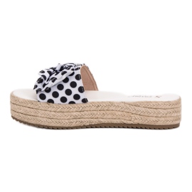 Seastar Papuci cu puncte alb negru 4