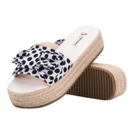 Seastar Papuci cu puncte alb negru 5
