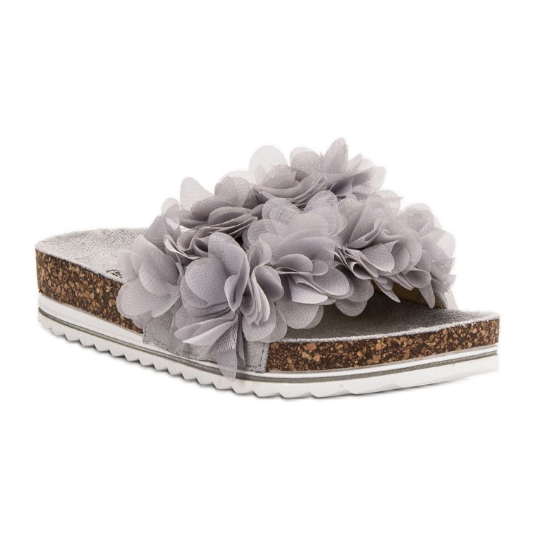 Seastar Papuci gri la modă 1