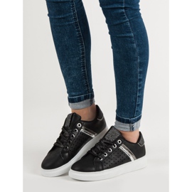 Pantofi sport la modă negru 1