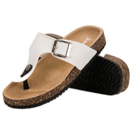 Seastar Flip-flops confortabile alb 6