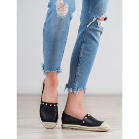 SHELOVET Espadrile negre negru 1 SHELOVET Espadrile negre negru 1