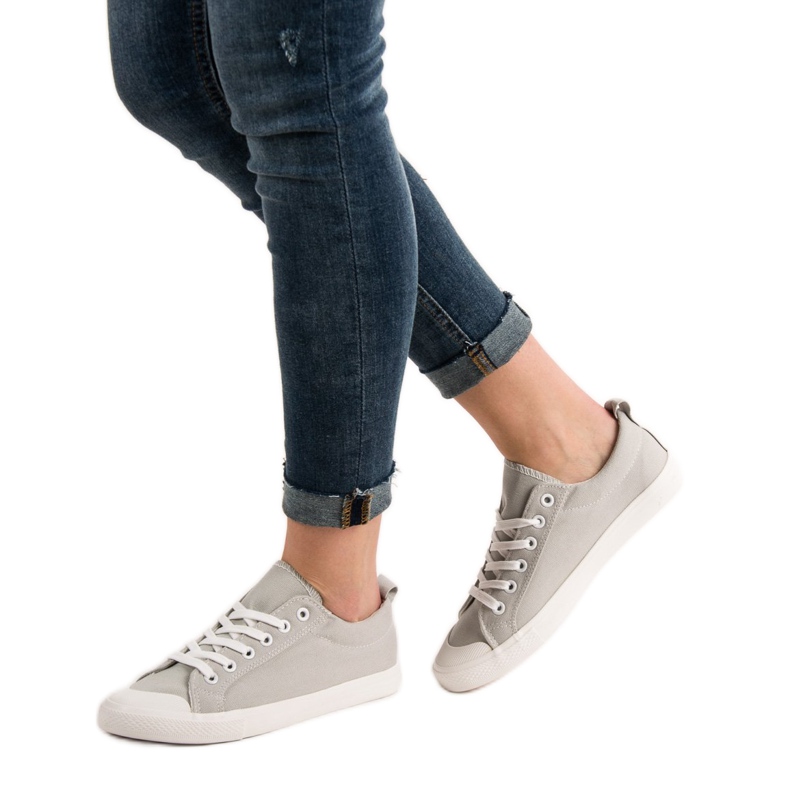 SHELOVET Adidași Gri Gri 1