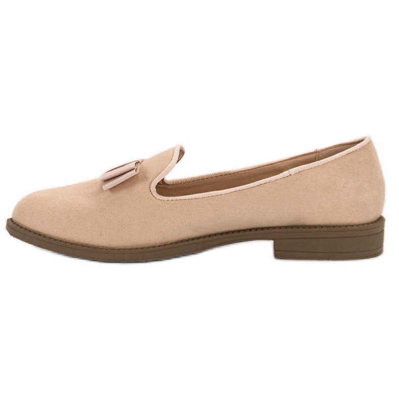 Comer Domnii din piele de căprioară maro 1