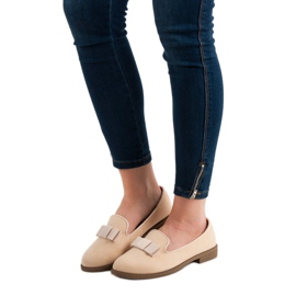 Comer Domnii din piele de căprioară maro 2