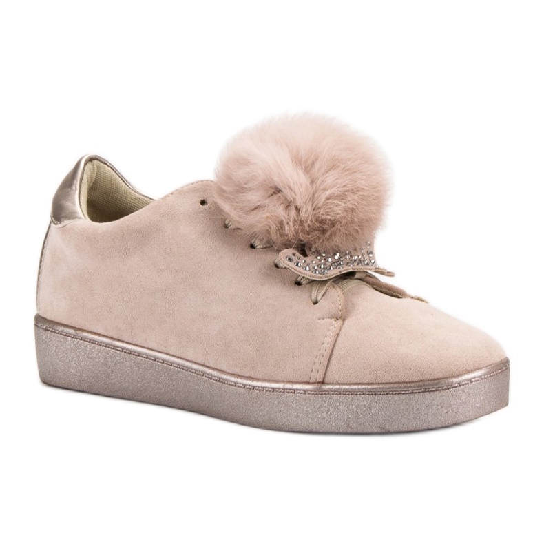 Lucky Shoes Pantofi sport din piele de căprioară maro 1 Lucky Shoes Pantofi sport din piele de căprioară maro 1