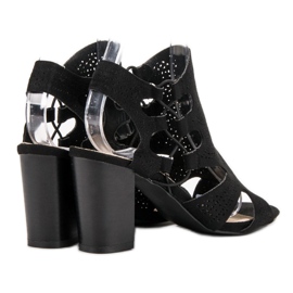 Goodin Sandale negre la modă negru 1