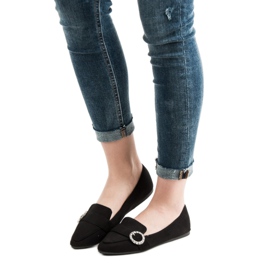 Ch. Creation Mocasini cu stil negru 1