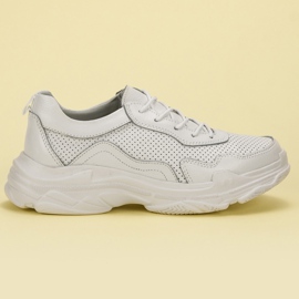 Goodin Adidași din piele albă 2