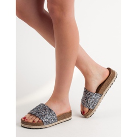 Goodin Papuci pentru femei la modă gri 1