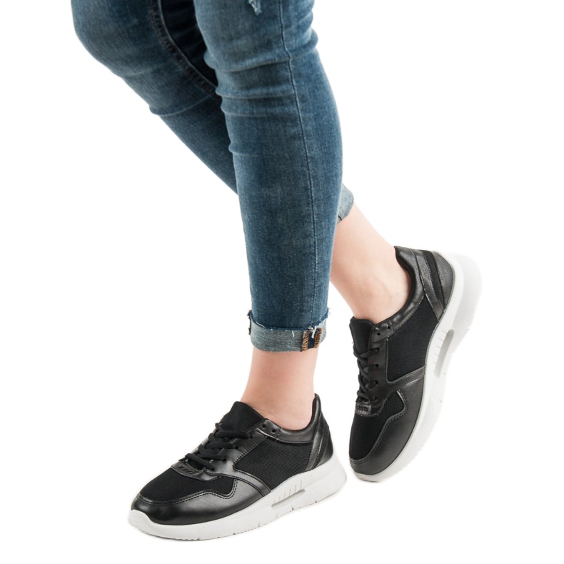 SHELOVET Încălțăminte sport cu șiret negru 2 SHELOVET Încălțăminte sport cu șiret negru 2