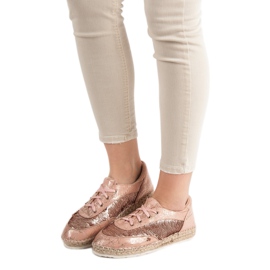 Încălțăminte cu paiete VICES roz 2