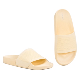 Papuci VICES galbeni 2