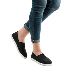 Super Mode Adidași alunecați confortabili negru 1