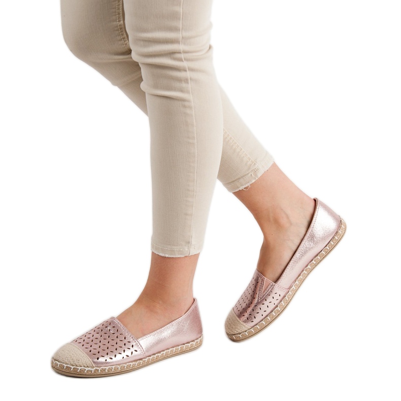 New Tlck Espadrile cu sclipici roz 1 New Tlck Espadrile cu sclipici roz 1