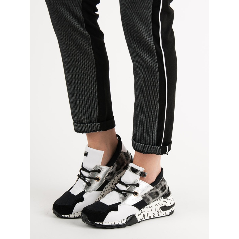 Adidași la modă VICES alb multicolor 2