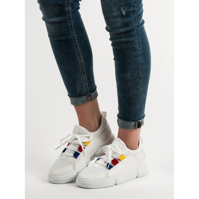 Renda Pantofi sport de alunecare alb 2