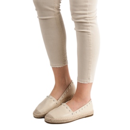 Erynn Espadrile Cu Perle maro 1 Erynn Espadrile Cu Perle maro 1