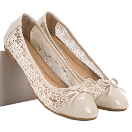 Diamantique Balerine la modă maro 1