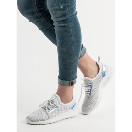 SHELOVET Pantofi sport albi 2