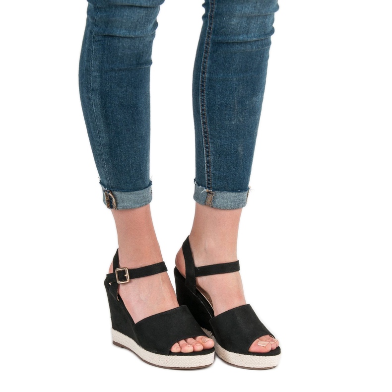 Best Shoes Sandale negre negru 2